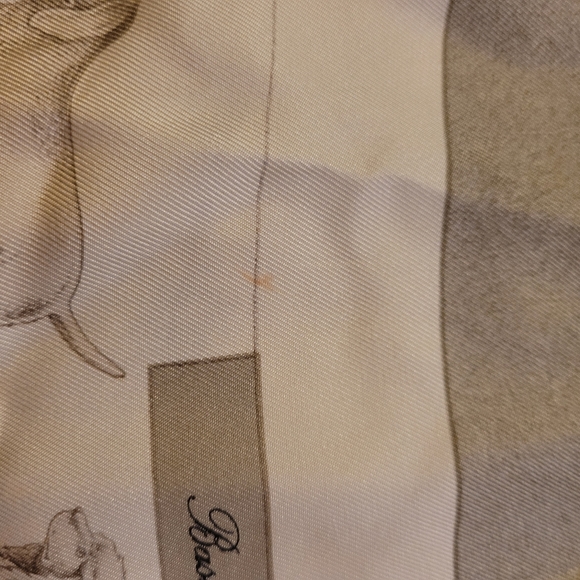 Vintage Burberry Silk Scarf with Dog Breeds - Picture 6 of 6